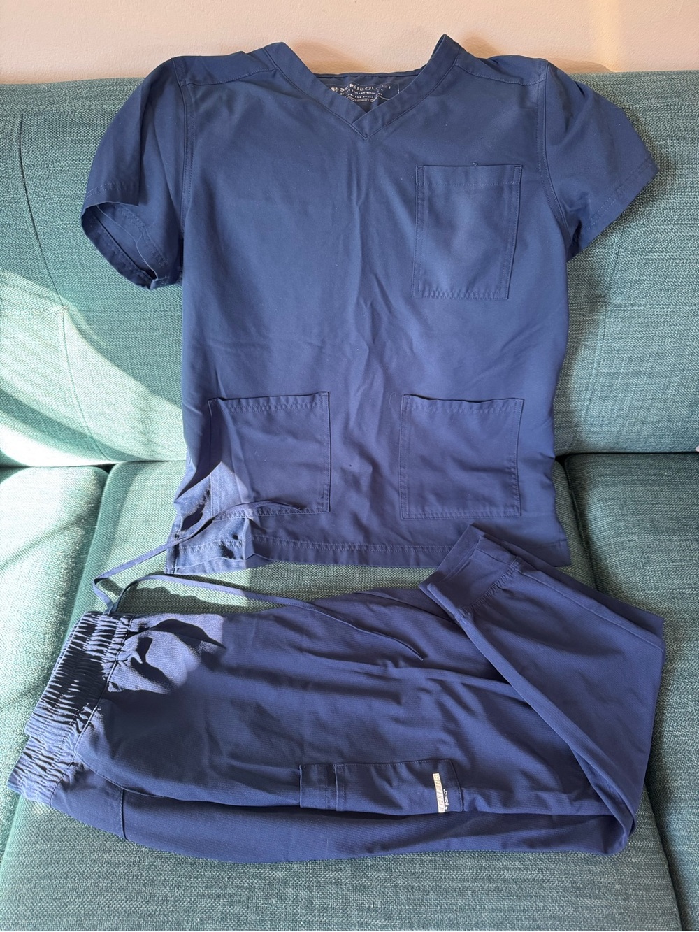 Skechers Navy Women's Scrub Top & Jogger Pants Set